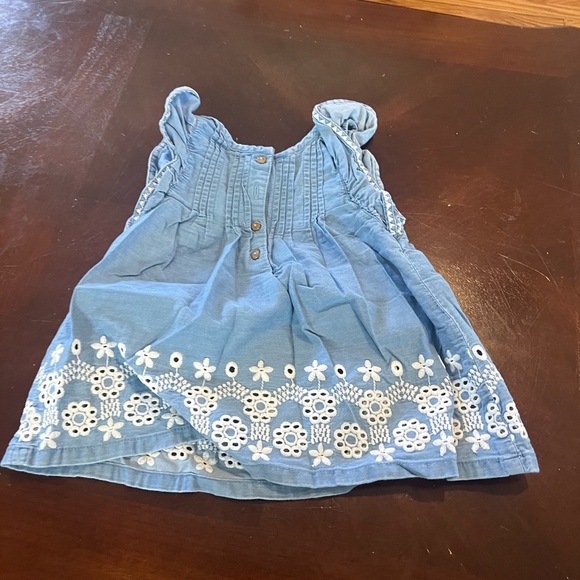 Cynthia Rowley Blue Ruffled Tiered Sundress - Picture 3 of 3